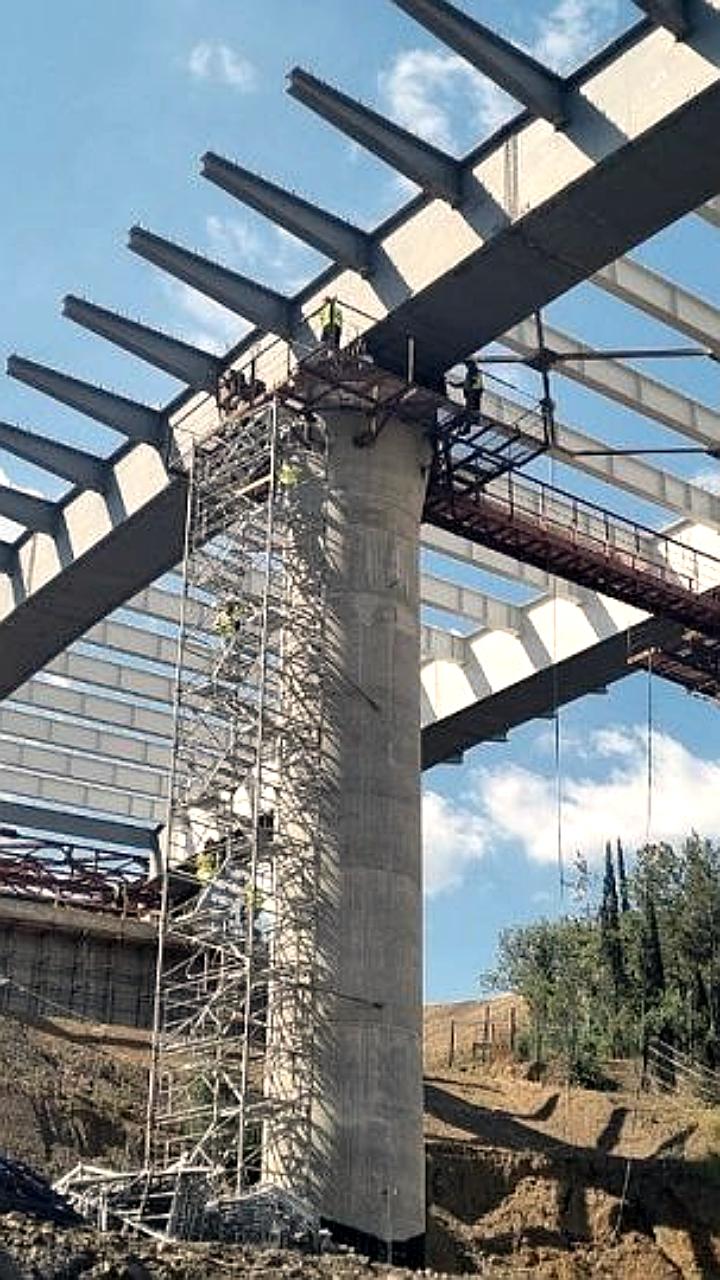 Завершение строительства виадука на трассе в обход Алушты