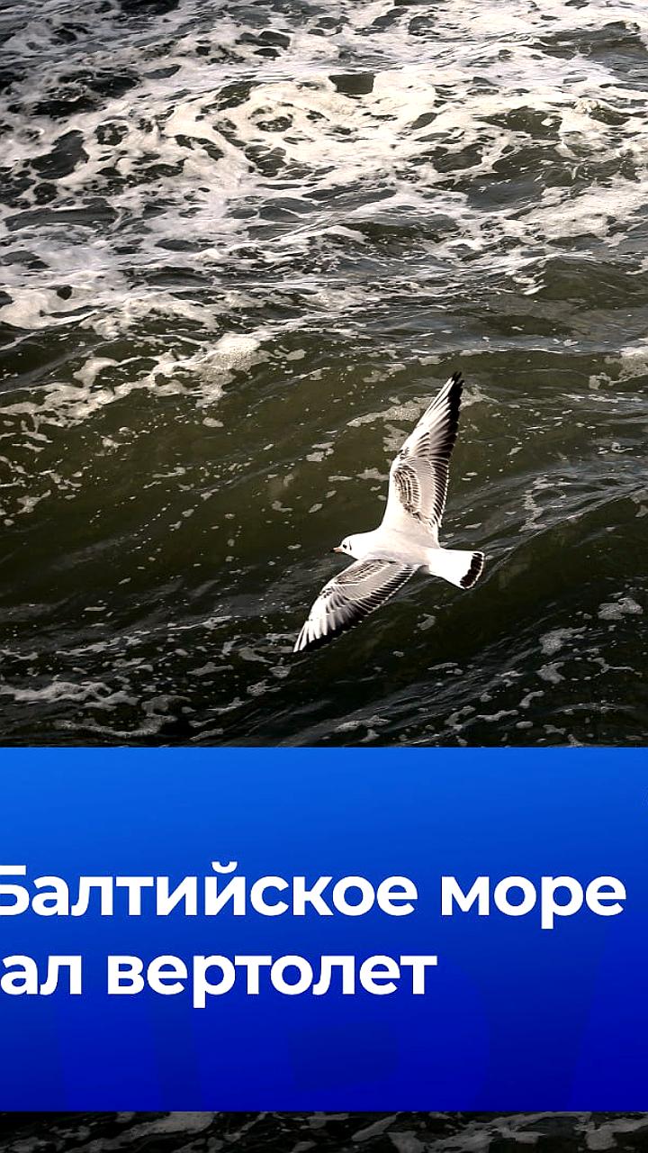 Вертолет упал в Балтийское море, все на борту живы