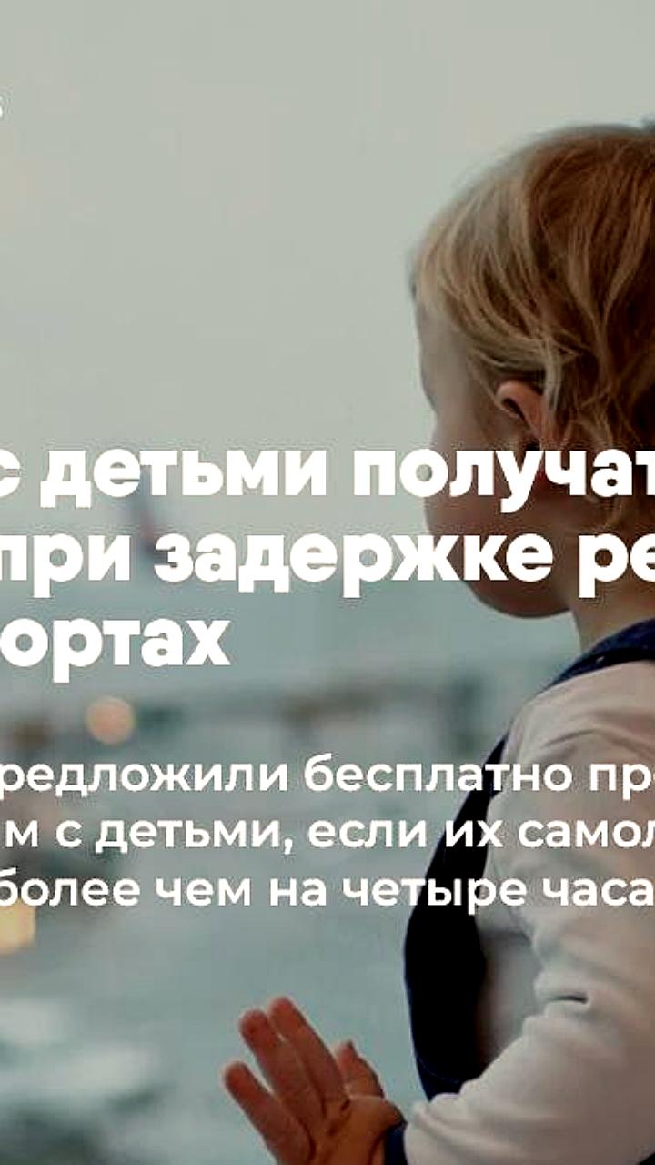 Депутат Антропенко предложил гостиницы для родителей с детьми при задержках рейсов