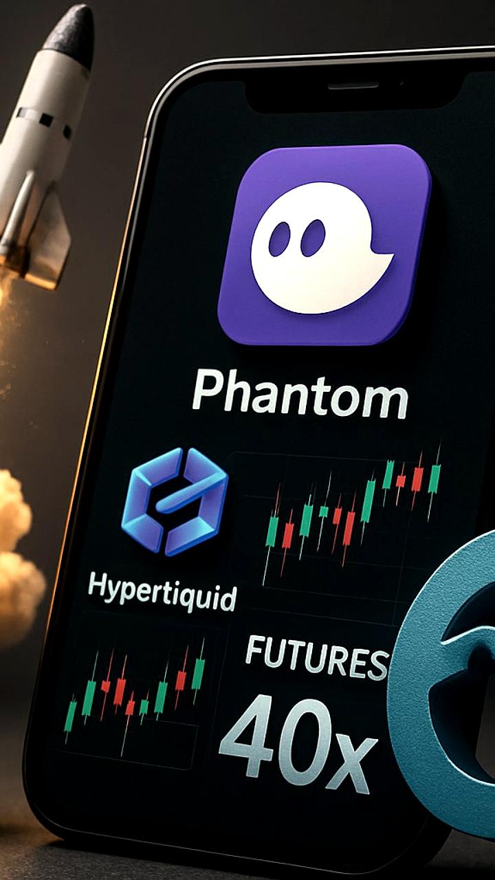 Phantom запускает торговлю бессрочными контрактами в ЕС с поддержкой Hyperliquid