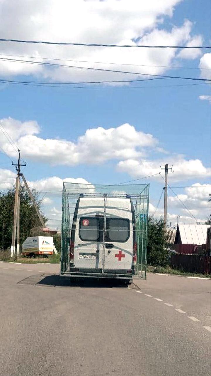Скорая помощь в Шебекино получила защиту от дронов