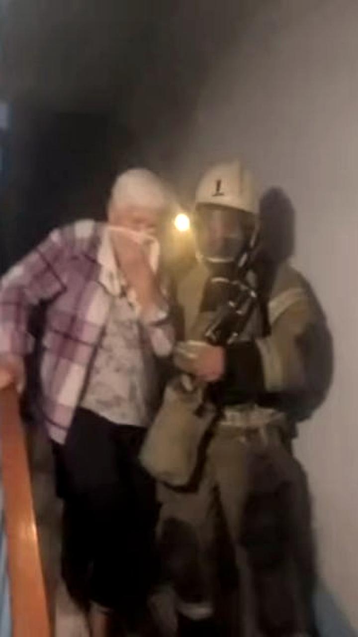 Спасение 25 человек на пожаре в Симферопольском районе