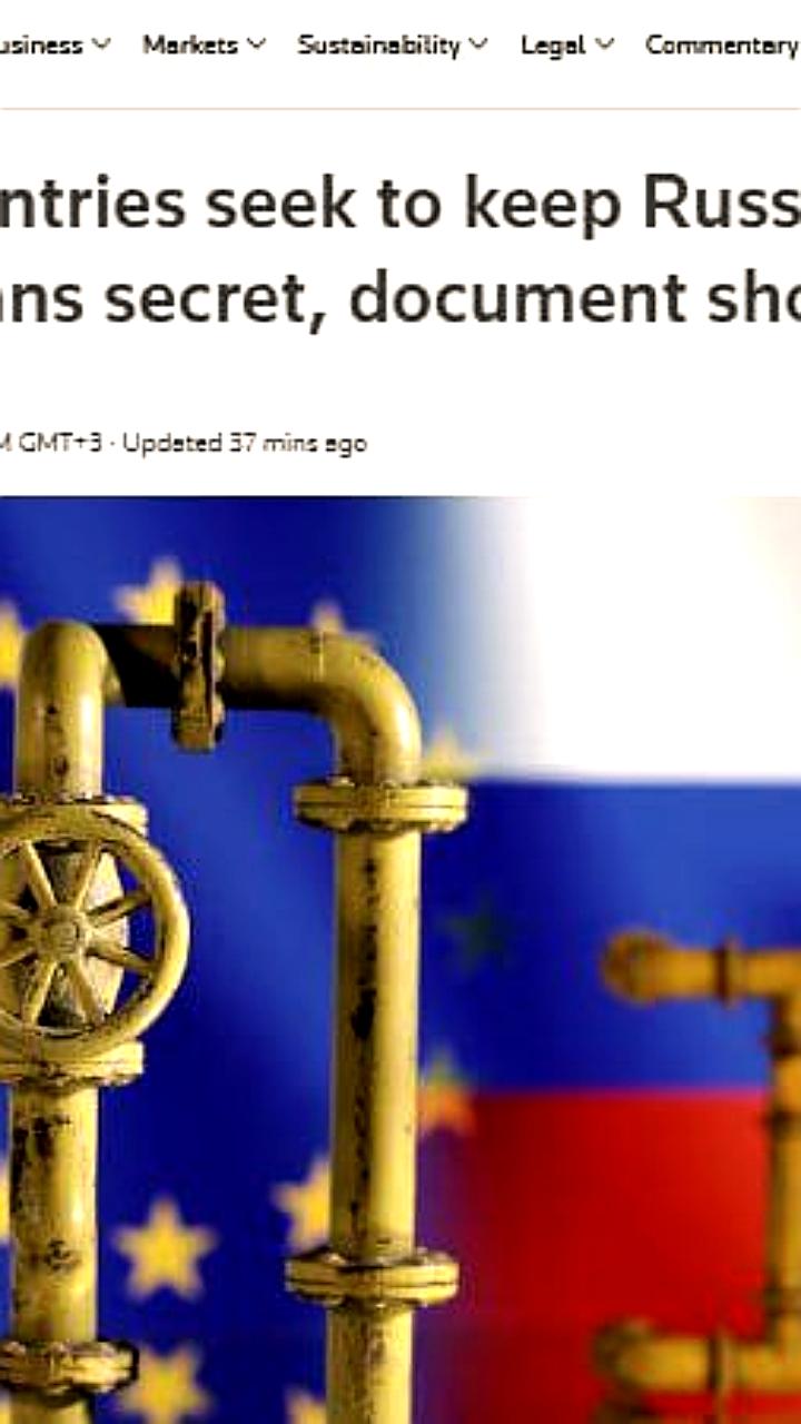 Еврокомиссия предлагает странам ЕС секретный план отказа от российского газа