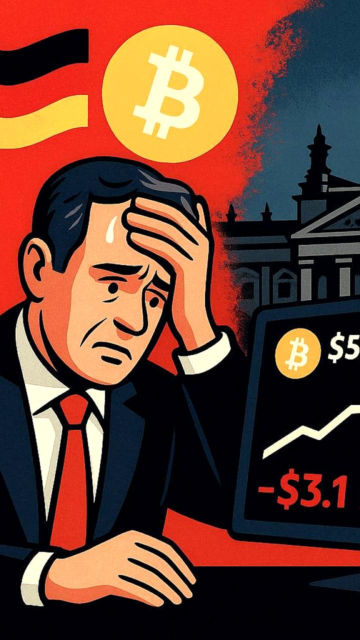 Германия продала 50 000 BTC, упустив $3,1 млрд прибыли