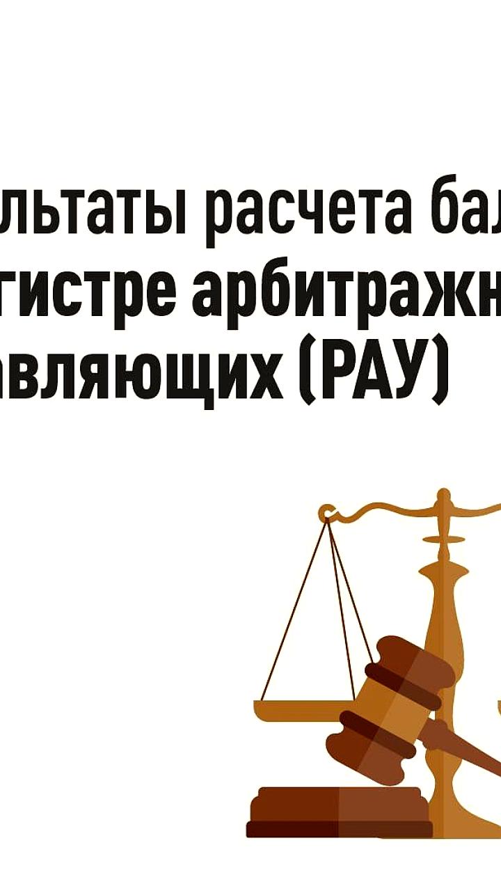 ФНС России опубликовала результаты расчета баллов АУ и СРО на 1 июля 2025 года