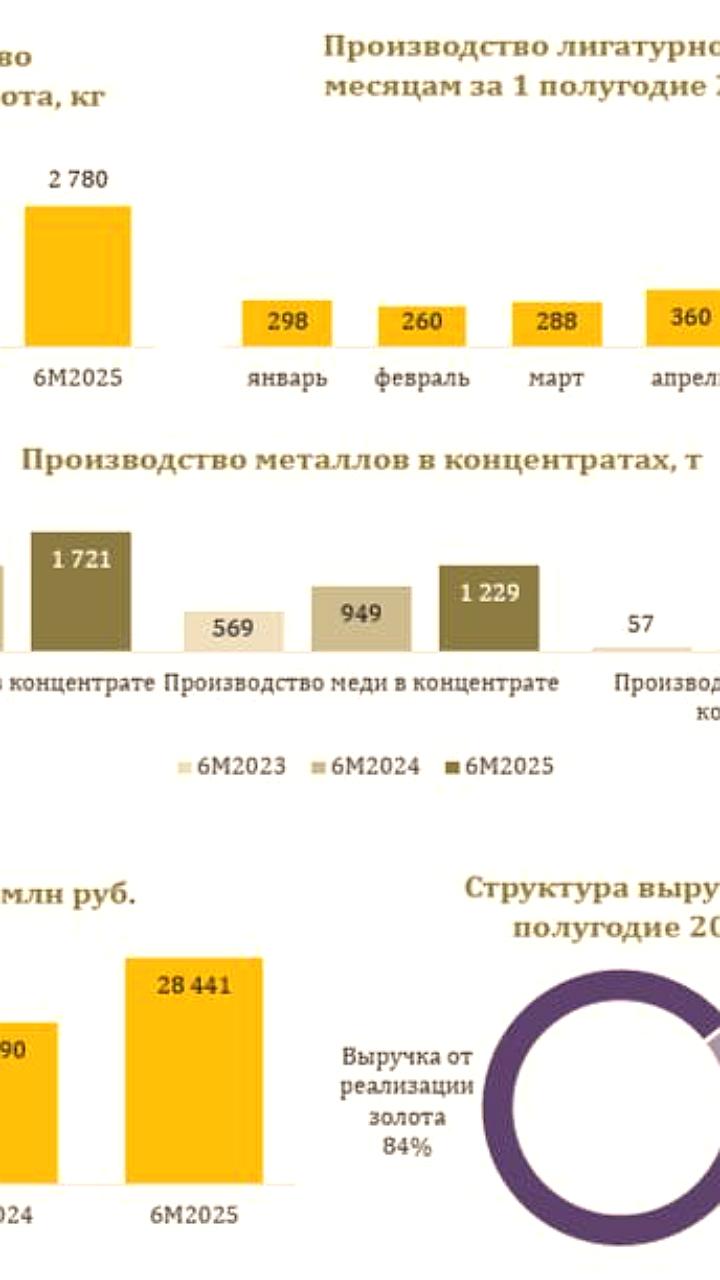 Селигдар сообщает о росте выручки на 40% в первом полугодии 2025 года