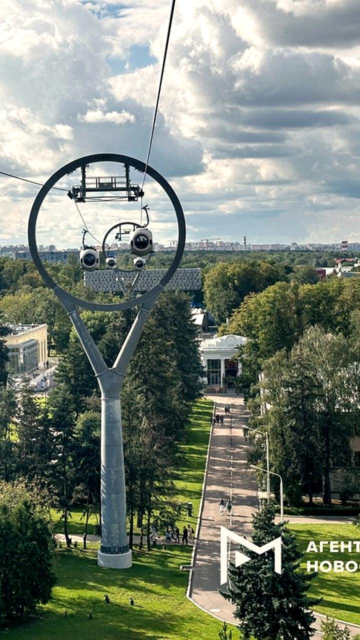 Работа канатной дороги в парке 'Орион' на ВДНХ приостановлена из-за непогоды