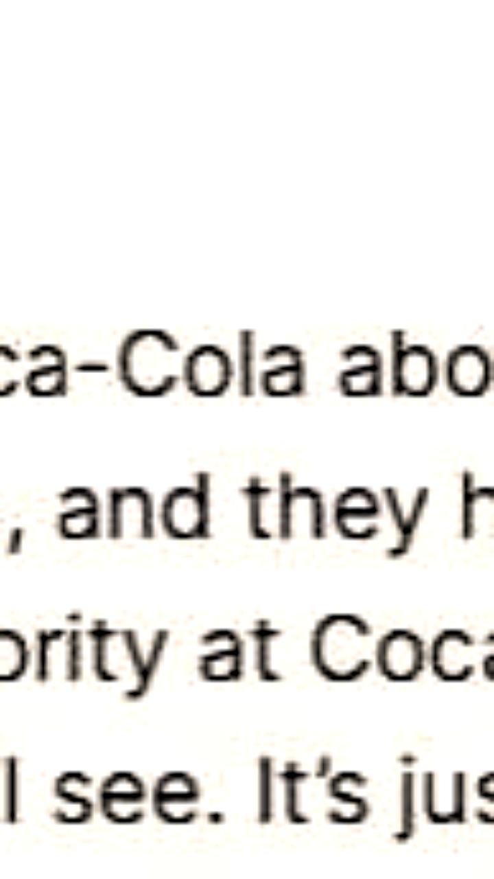 Трамп и Coca-Cola достигли соглашения о переходе на тростниковый сахар в производстве