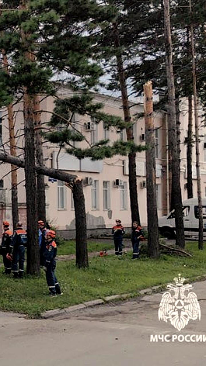 Спасатели МЧС России помогают Хабаровску после урагана
