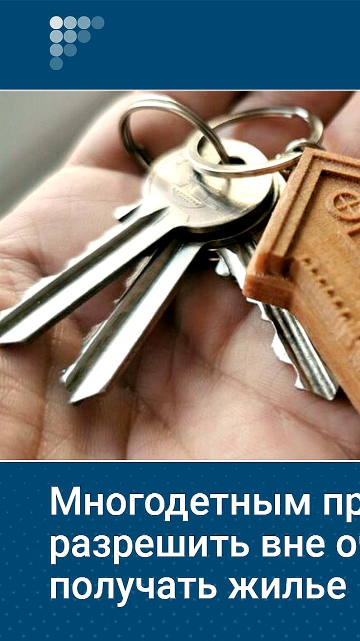 ЛДПР предлагает многодетным семьям получать жилье вне очереди