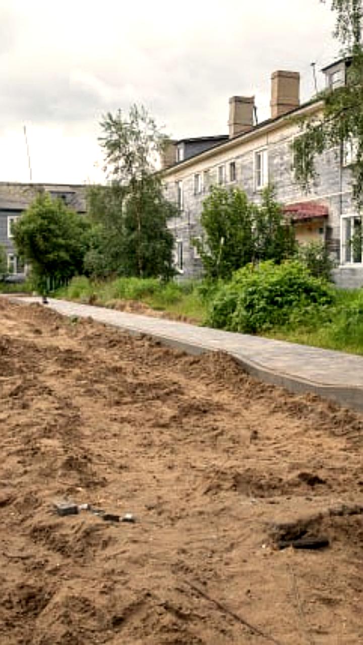 Благоустройство общественных пространств в Нарьян-Маре и Тюмени: новые скверы и тротуары