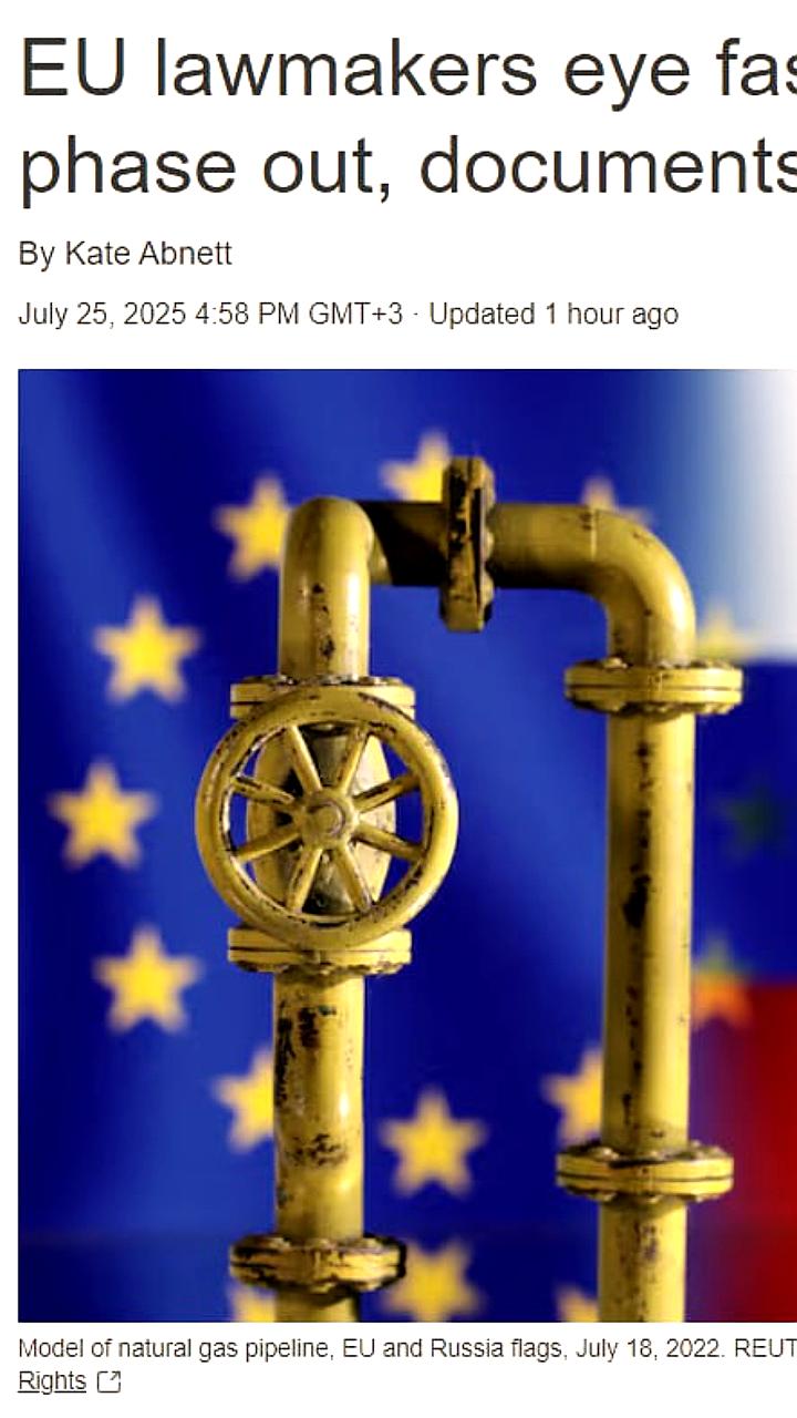 Европарламент рассматривает ускорение отказа от российского газа до 2027 года