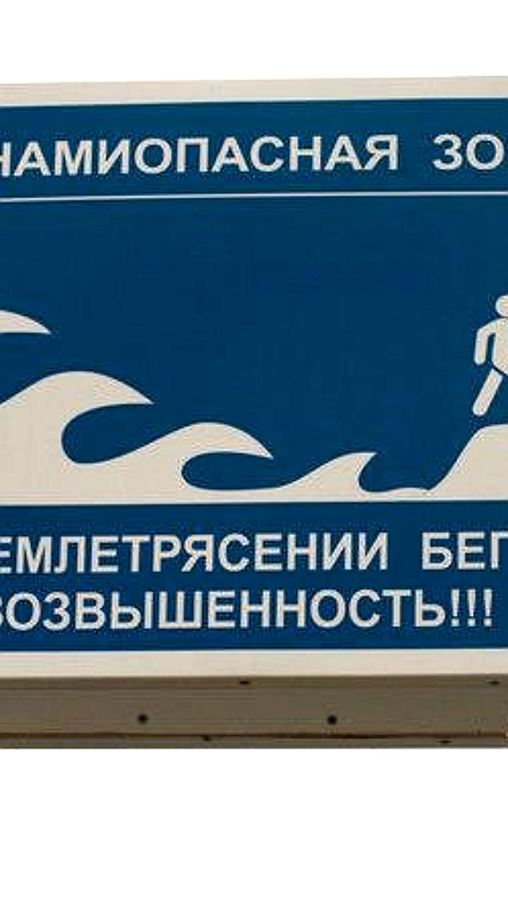 Угроза цунами на Авачинском заливе после землетрясения в Камчатке