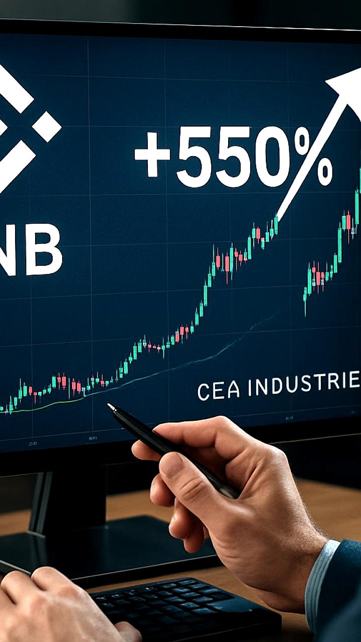 CEA Industries фиксирует рост акций на 550% после объявления о BNB-казначействе