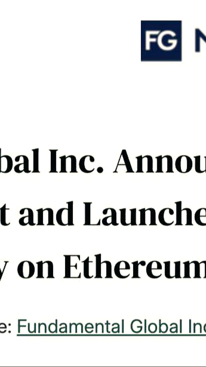 FG Nexus привлекает $200 млн для покупки Ethereum и запускает новую стратегию