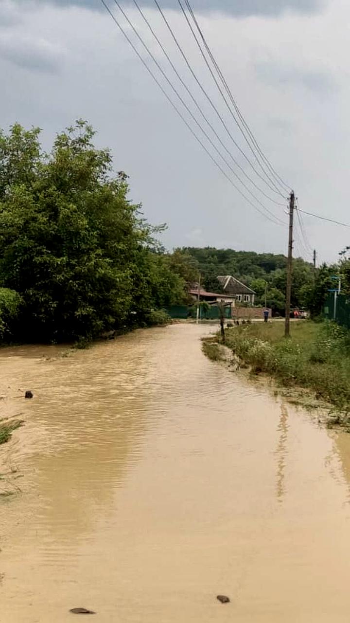 Наводнение в Горячем Ключе: уровень воды в реке Чепси поднялся из-за смерча