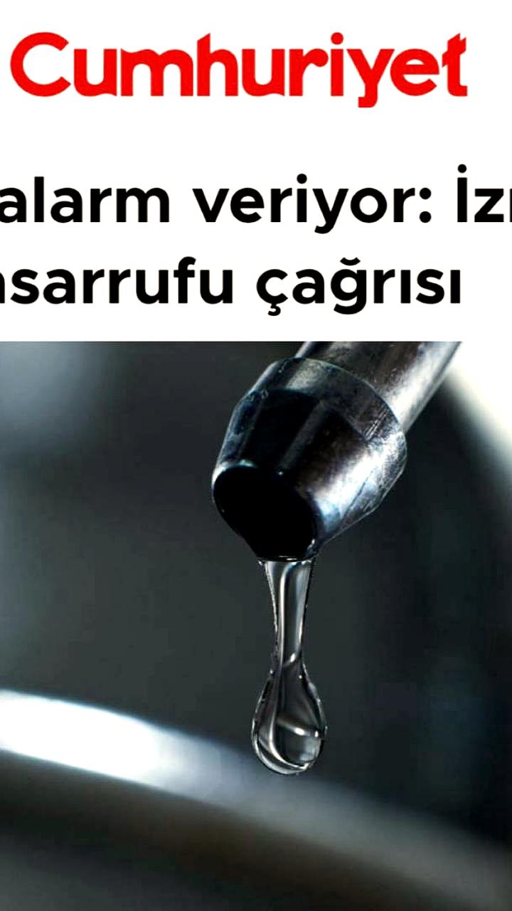 Критический уровень воды в Измире вызывает тревогу и меры по экономии