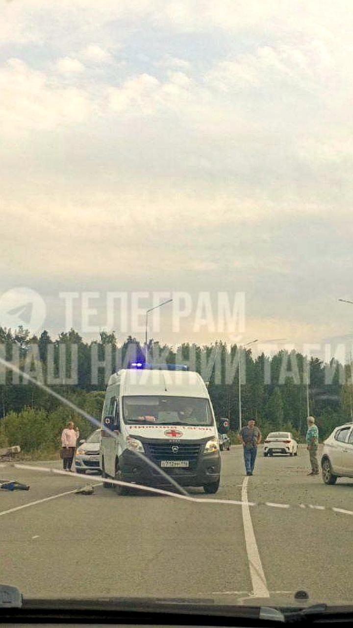 Ливень в Набережных Челнах вызывает затопление улиц и аварии с участием велосипедистов