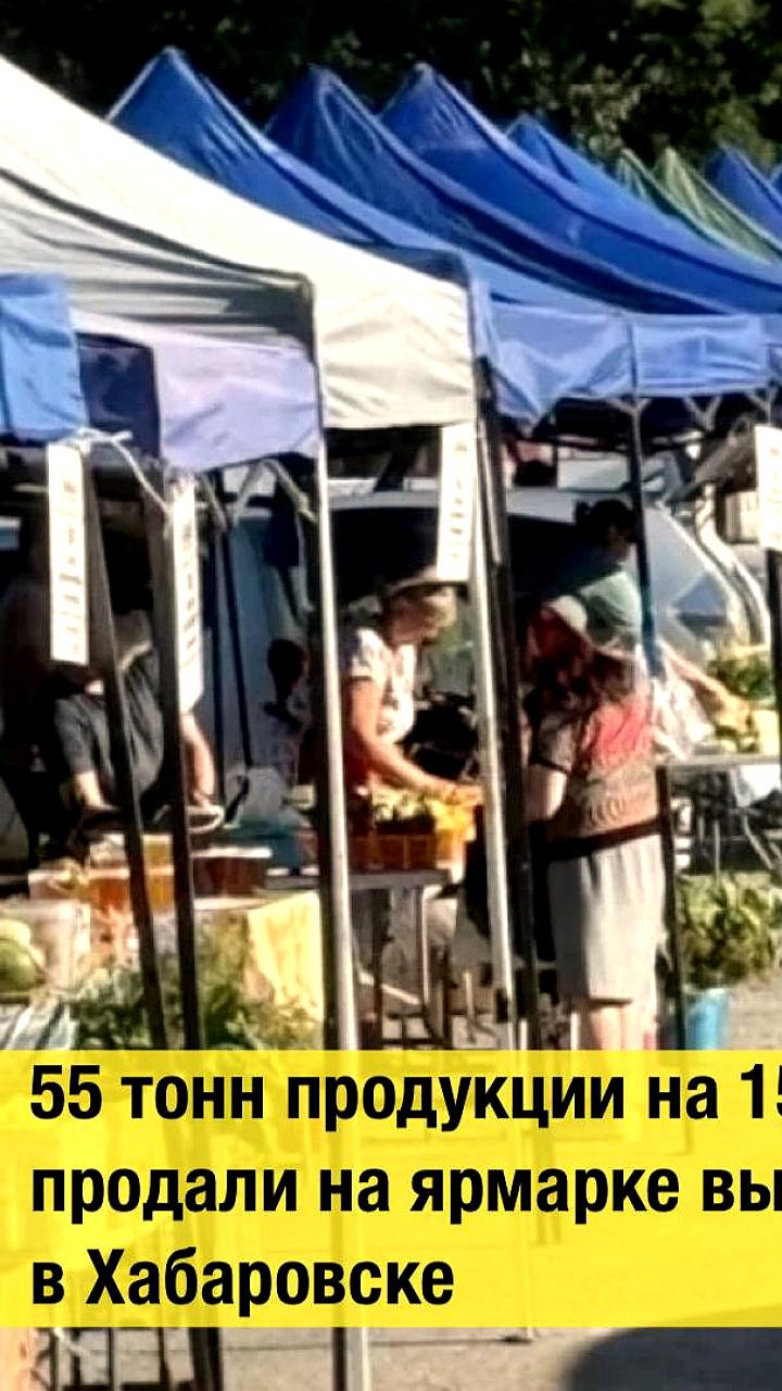 Ярмарка выходного дня в Хабаровске: местные фермеры реализовали продукцию на 15,2 млн рублей