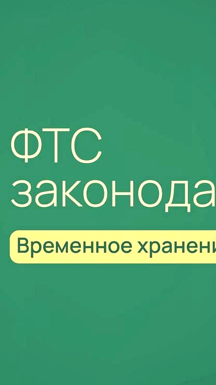 ФТС России обновляет порядок временного хранения товаров и отчетности владельцев СВХ
