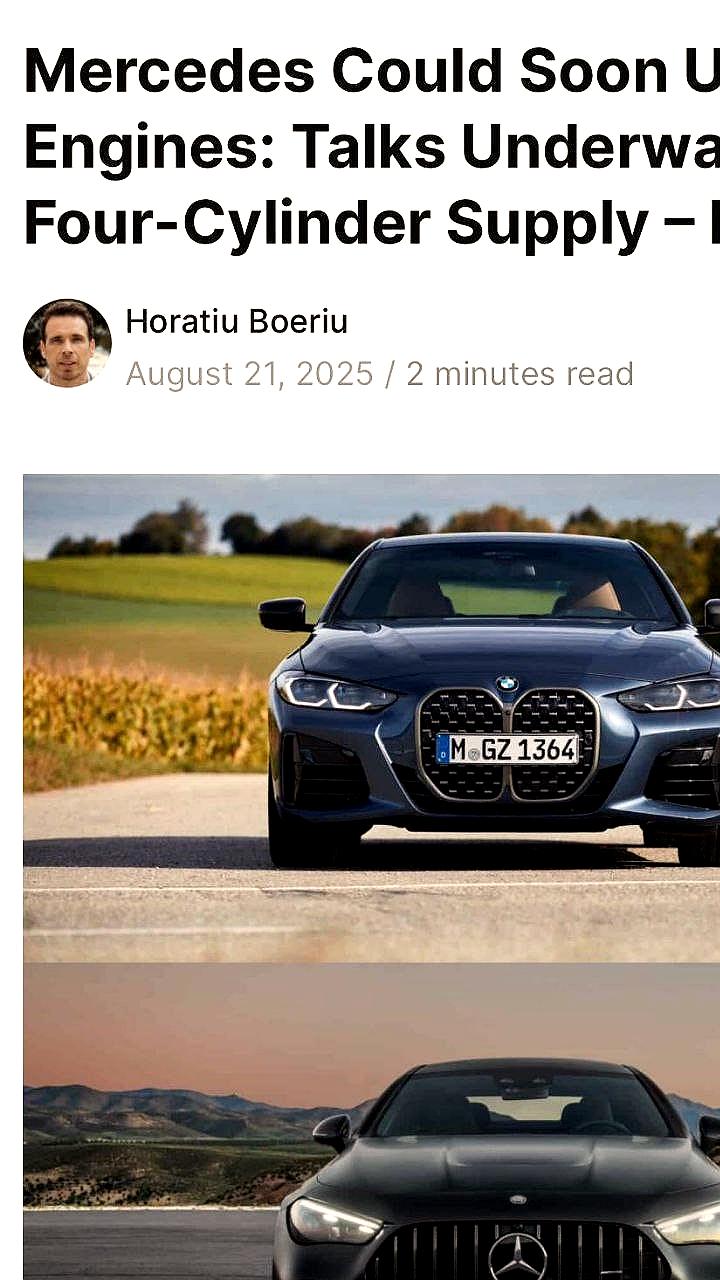Mercedes и BMW обсуждают поставки двигателей на фоне нехватки моторов