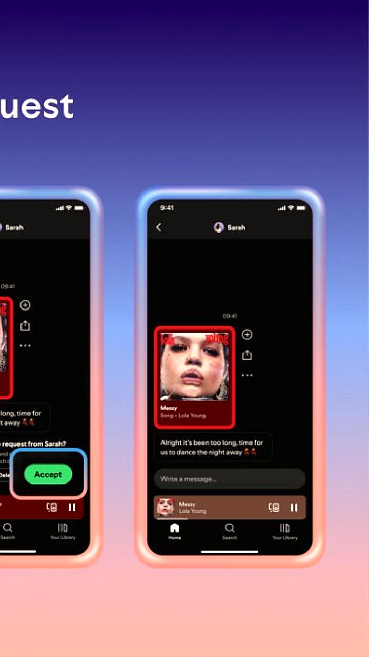 Spotify внедряет функцию обмена сообщениями для пользователей