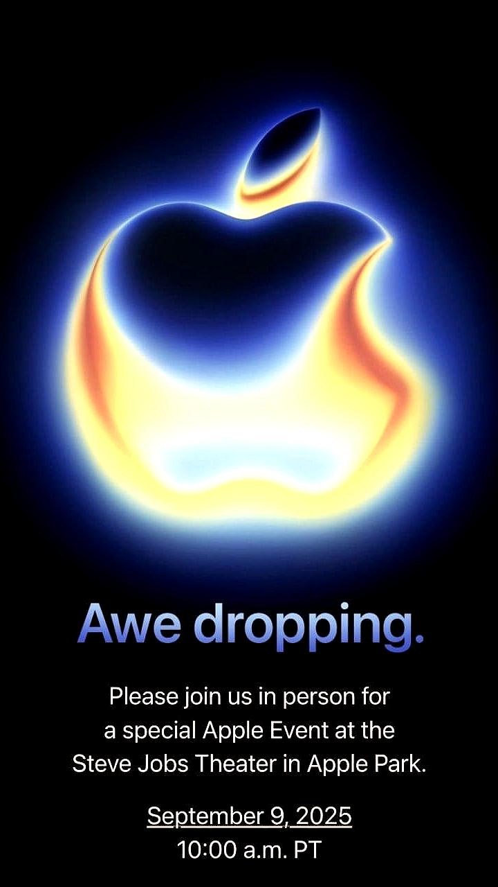 Apple анонсировала презентацию iPhone 17 на 9 сентября