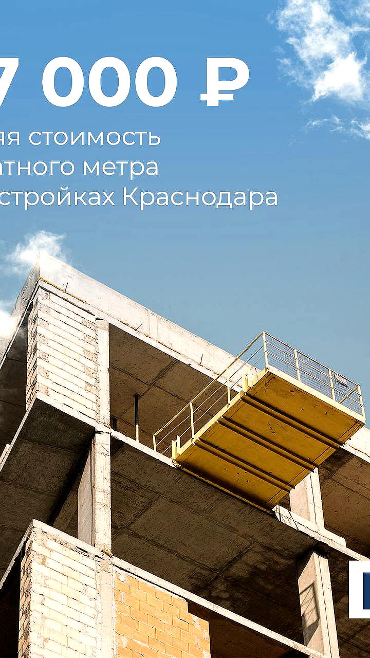 Краснодар занимает 3-е место по росту цен на жилье в России