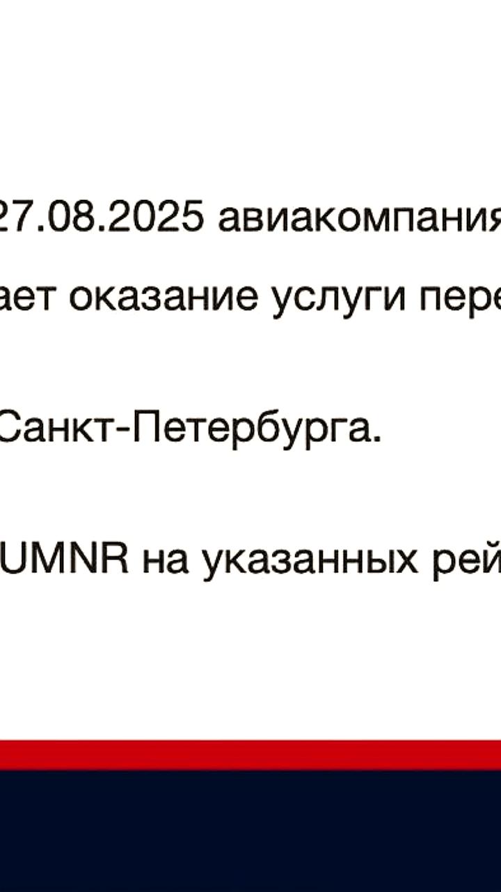 Air Serbia приостанавливает перевозку несопровождаемых детей на рейсах из России