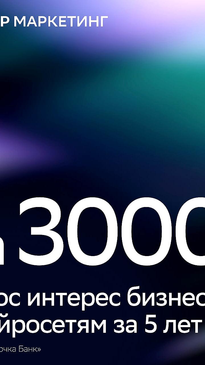 Рост интереса российских предпринимателей к ИИ инструментам превысил 3000% за 5 лет