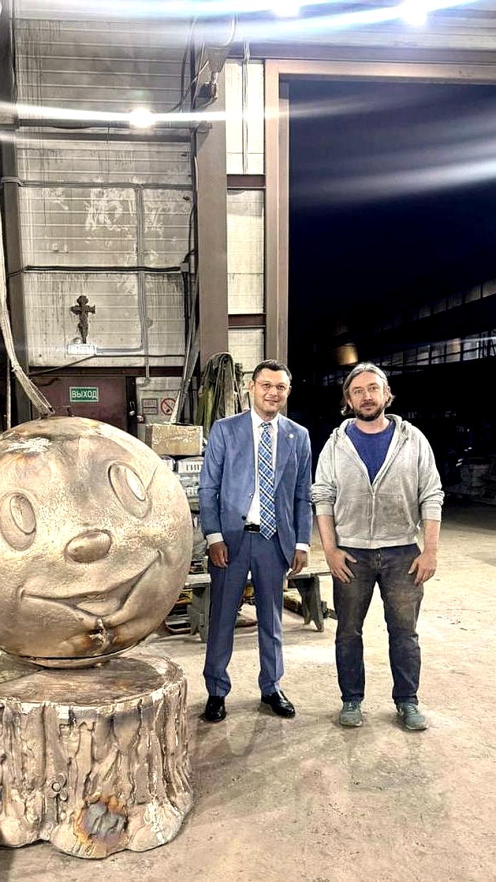 Бронзовый Колобок станет центральной фигурой Парка пионеров в Курске