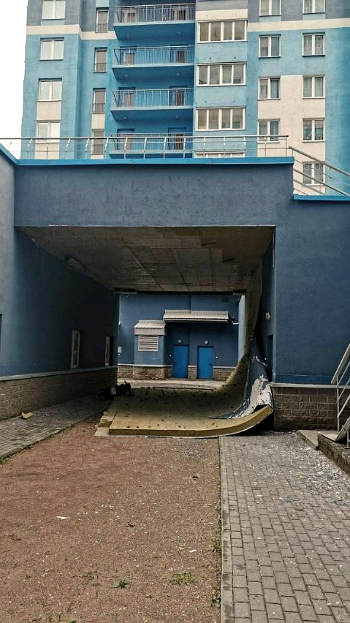 Обрушение потолка арки в ЖК Шуваловский: без пострадавших