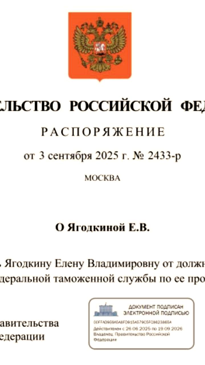 Елена Ягодкина покинула пост замглавы ФТС по собственной просьбе на фоне уголовного дела