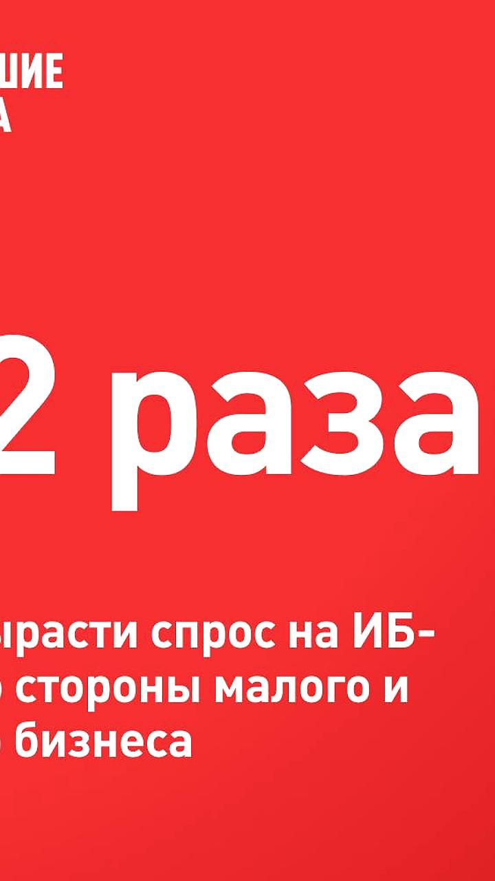 Прогноз удвоения спроса на ИБ сервисы для МСП к 2030 году
