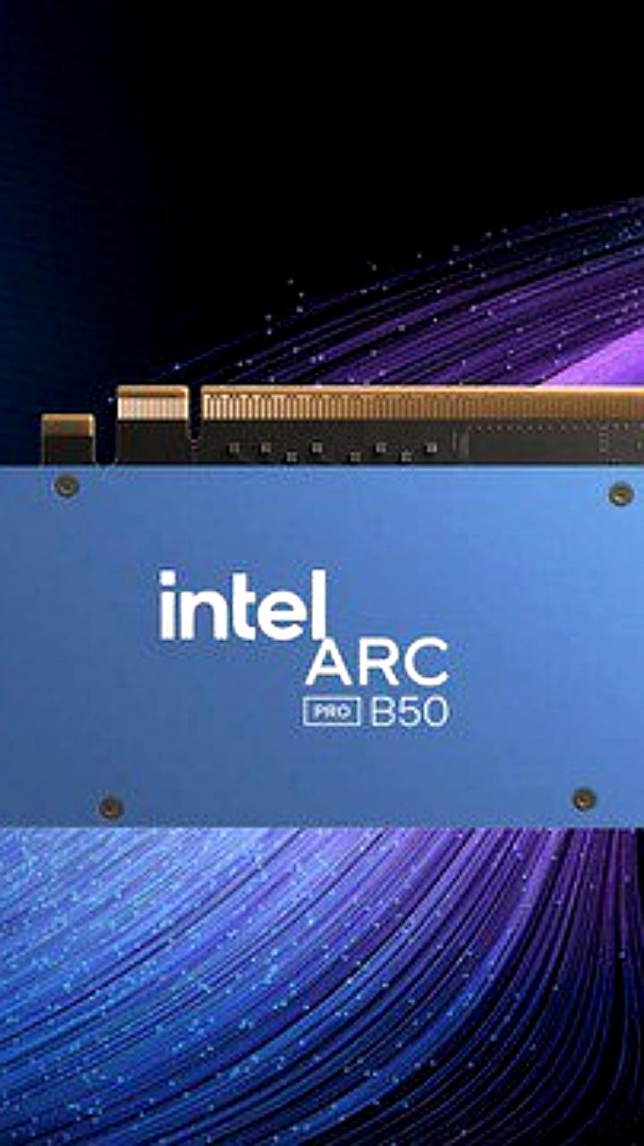 Intel представляет видеокарту ARC Pro B50 с новыми характеристиками и первым обзором