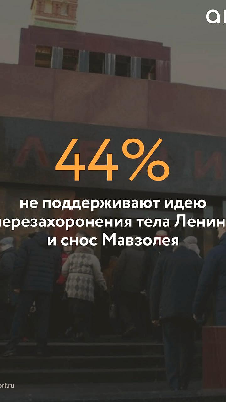 Опрос: 44% россиян против перезахоронения Ленина и сноса Мавзолея