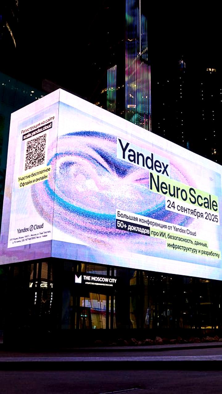 Yandex Neuro Scale 2025: Конференция о внедрении ИИ в облачные технологии и бизнес