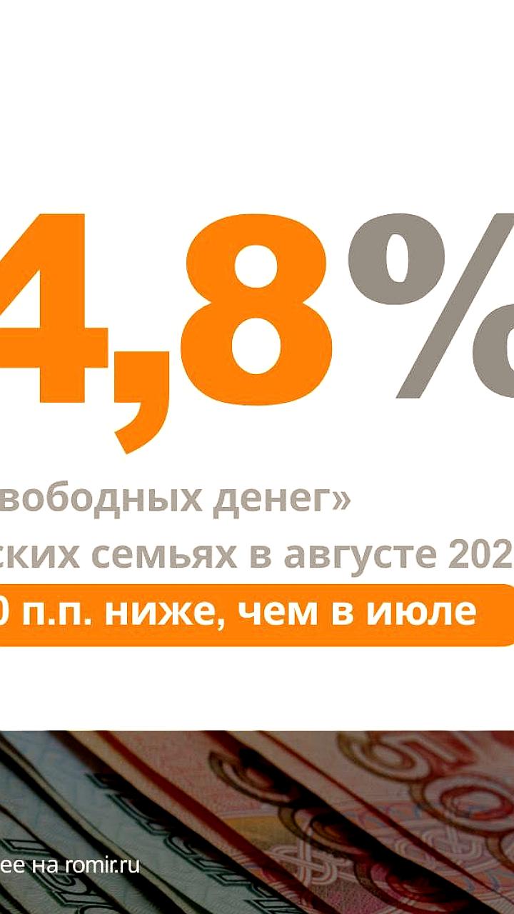 Доля свободных денег у россиян достигает минимума из-за роста расходов на образование