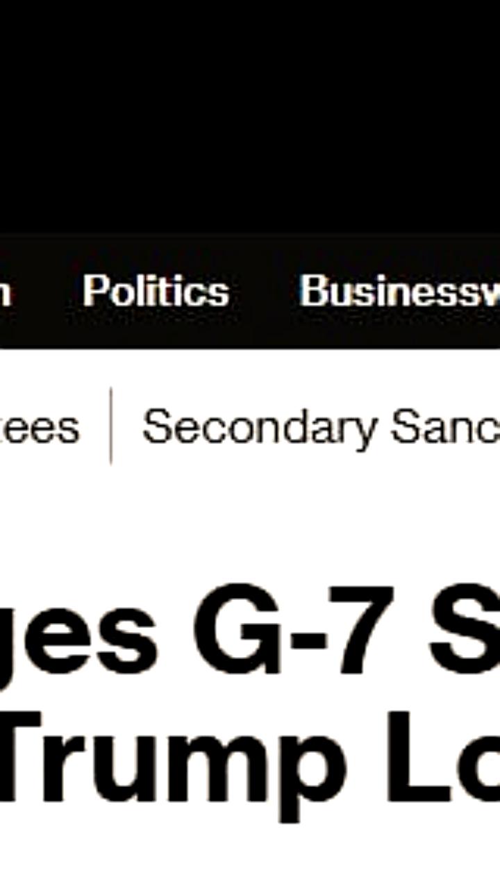 США предложат G7 механизм изъятия замороженных российских активов для поддержки Украины