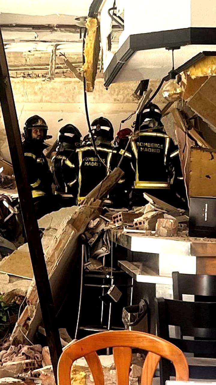 Взрыв в кафе Мадрида: 21 пострадавший, трое в тяжелом состоянии
