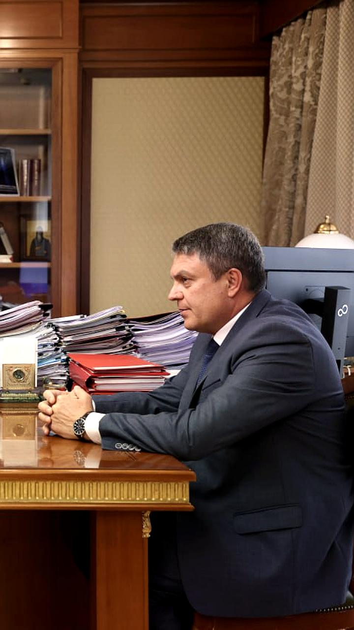 Александр Новак и Леонид Пасечник обсудили развитие Луганской Народной Республики