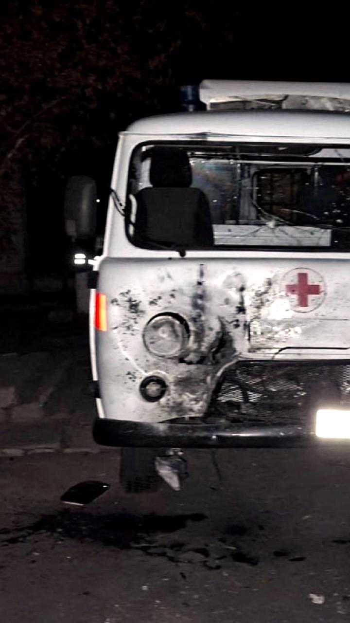 Удар БПЛА ВСУ по машине скорой помощи в Запорожской области: пострадавших нет