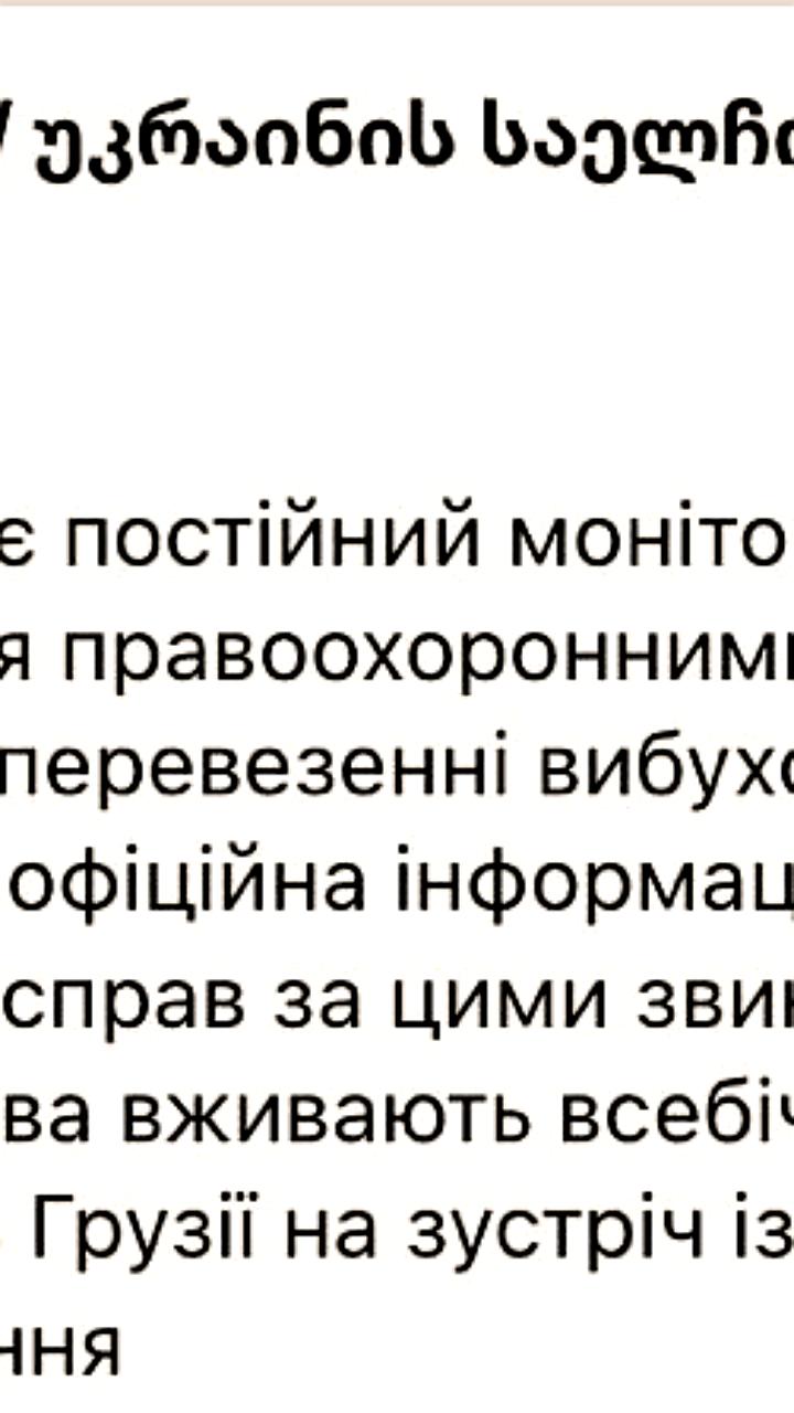 Задержание украинцев в Грузии: посольство не получало официальной информации