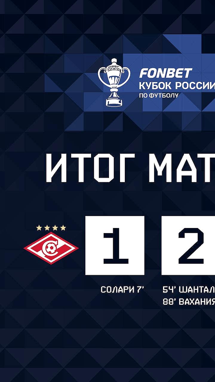 ФК Ростов одержал первую победу на Кубке России, обыграв Спартак