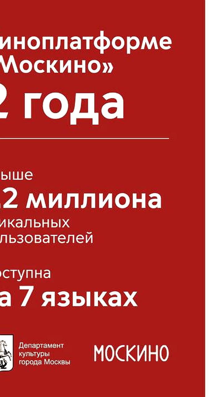 Киноплатформа Москино отмечает два года с расширением функционала