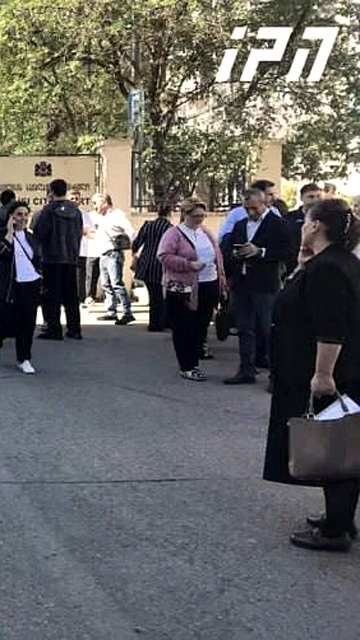 Эвакуация в Тбилисском городском суде из-за угрозы взрыва