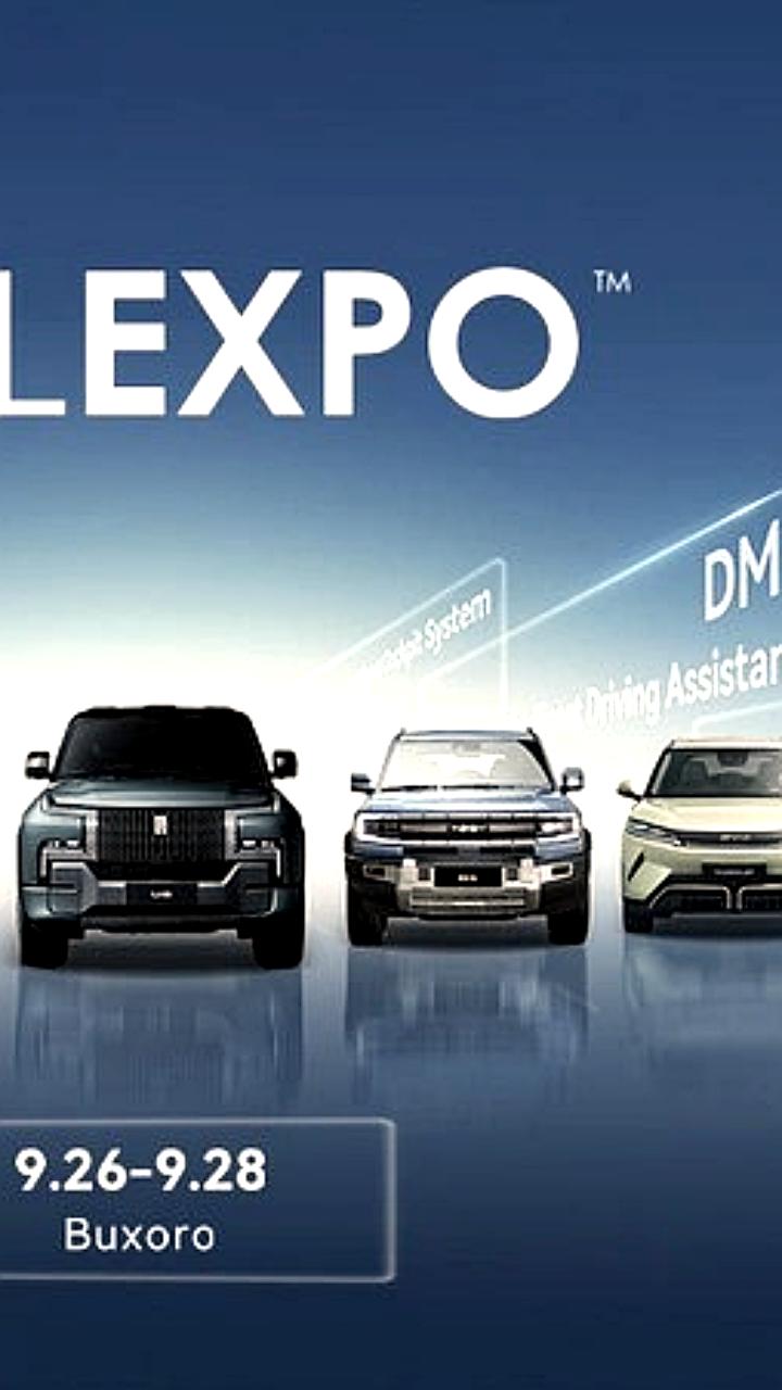 Выставка электромобилей BYD в Бухаре: новые модели и тест-драйвы