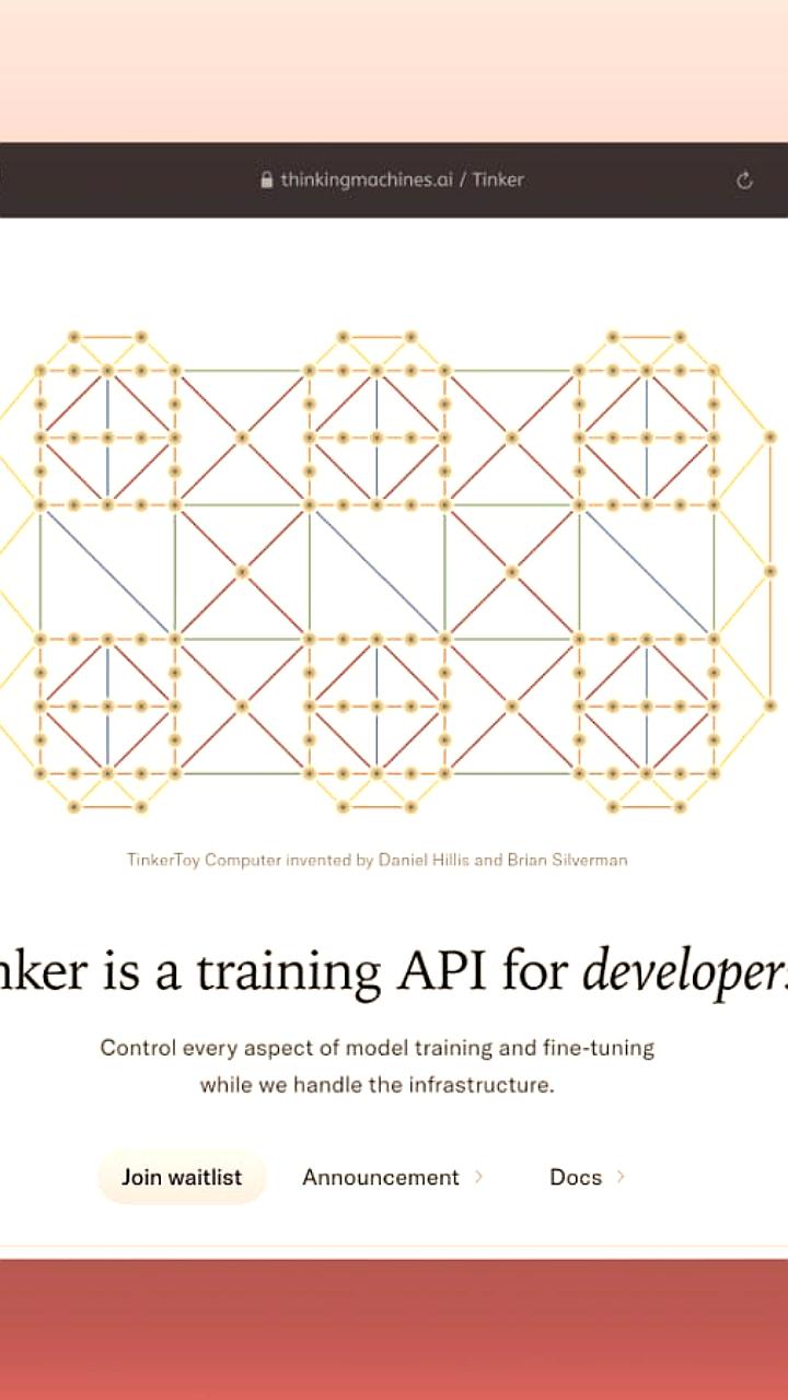 Thinking Machines Lab запускает Tinker для автоматизации fine tuning AI моделей