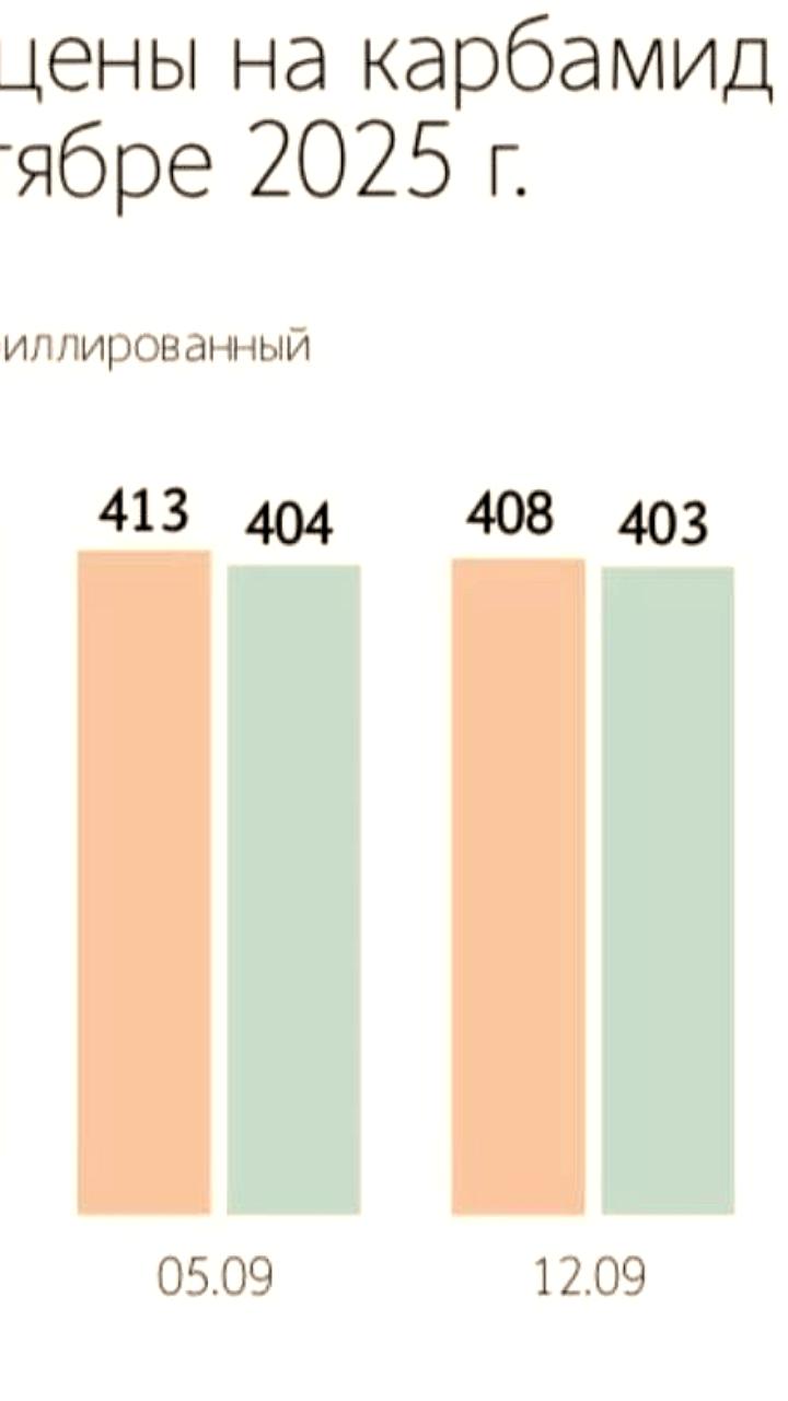Снижение экспортных цен на российский карбамид на 15-16% из-за роста поставок из Китая