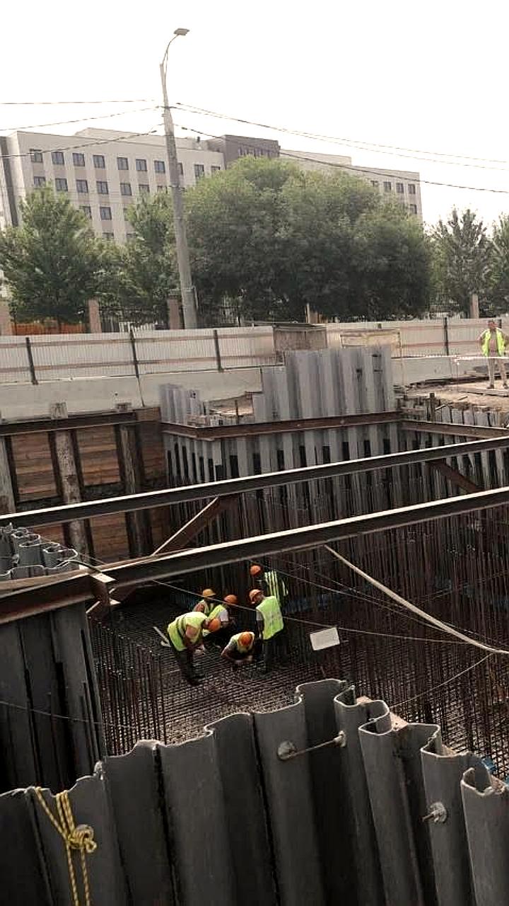 Начало второго этапа строительства подземного перехода на улице им Дзержинского